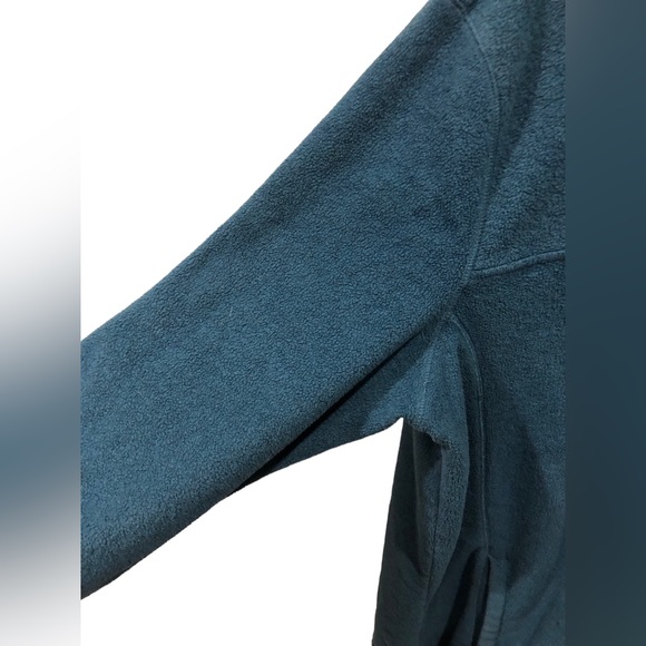 Men’s 2XL Croft and Barrow Teal long sleeve partial zip collared sweatshirt - Picture 8 of 17